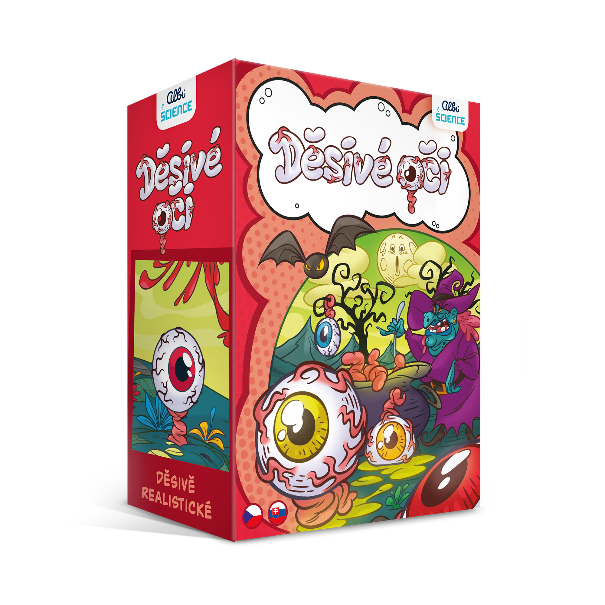 Děsivé oči - plechovka Albi