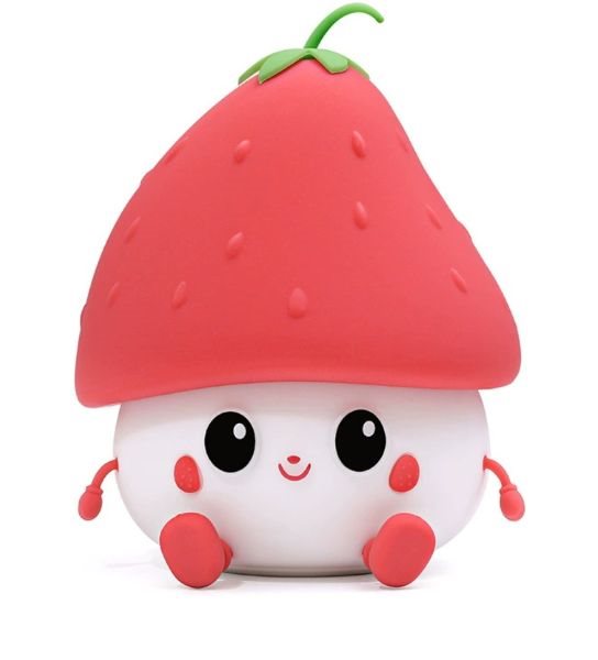 Dětská silikonová lampička - Červená jahoda Albi