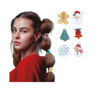 Gumičky do vlasů Vánoce 6 ks Albi