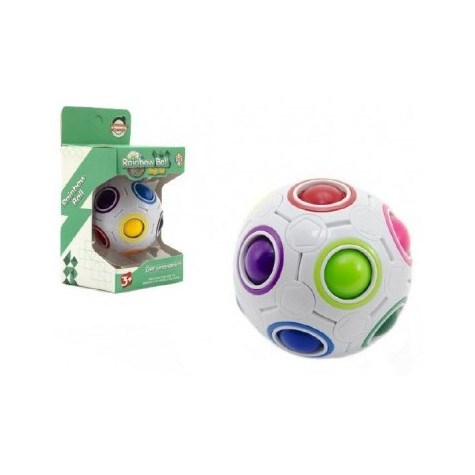 Hlavolam míček plast 7cm v krabičce Teddies