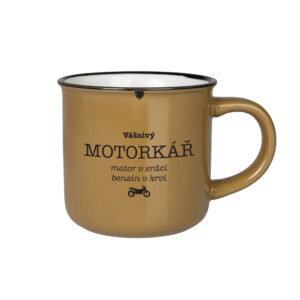 Kameninový plecháček - Vášnivý motorkář Albi