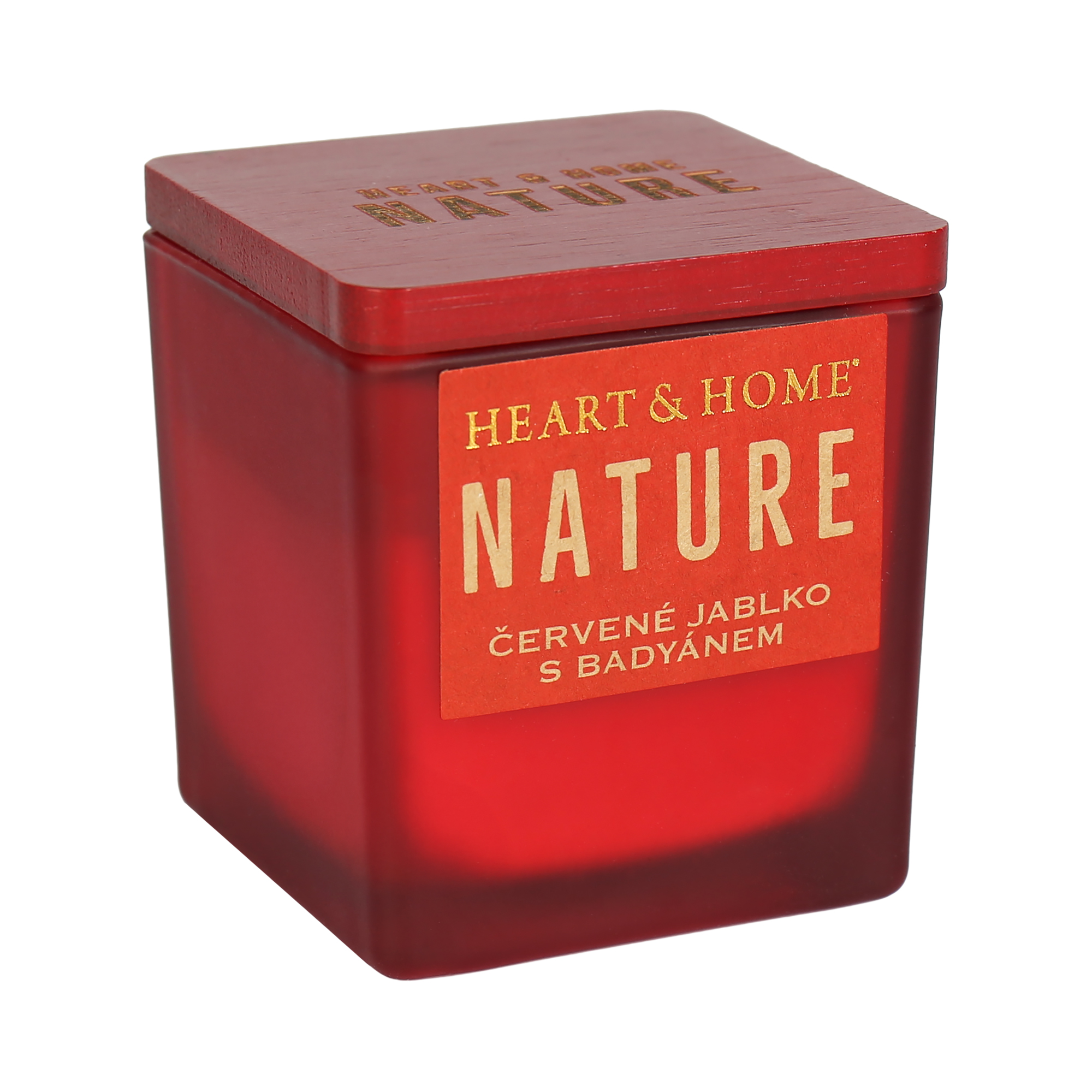Malá svíčka - Červené jablko s badyánem Albi