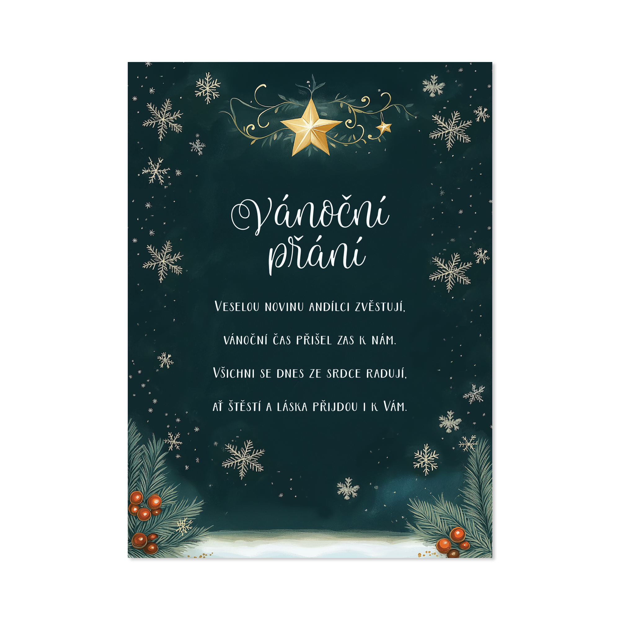 Pop-up hrací a svítící vánoční přání - Dva andílci Albi