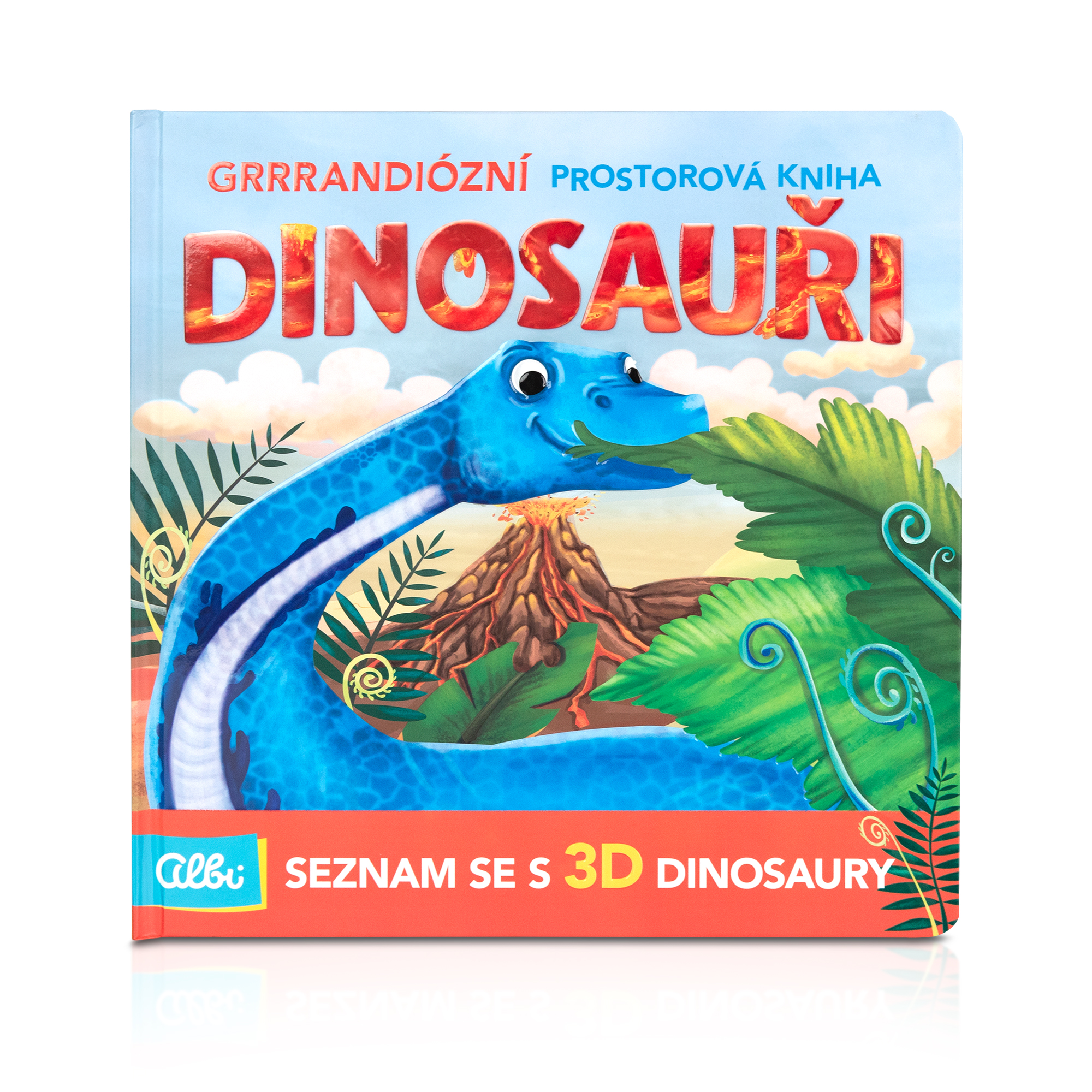 Prostorová 3D kniha - Dinosauři Albi