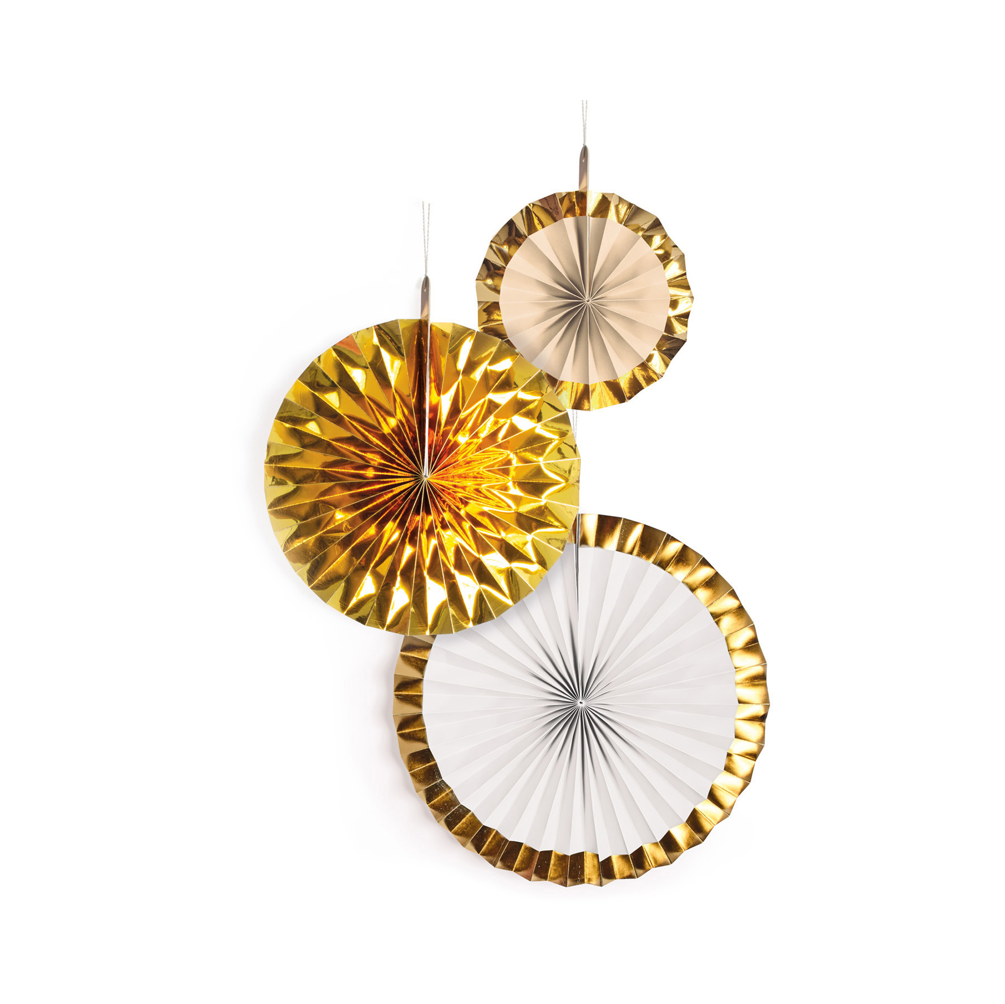 Rozety zlaté 3 ks Albi