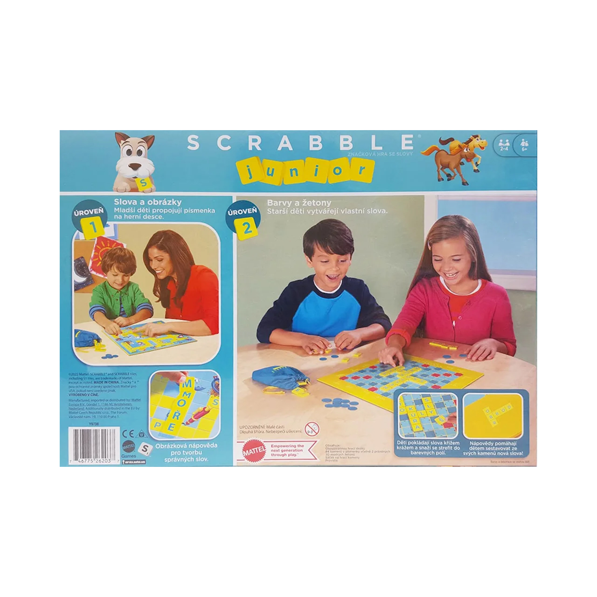 Scrabble Junior CZ Mattel - Obrázek 2