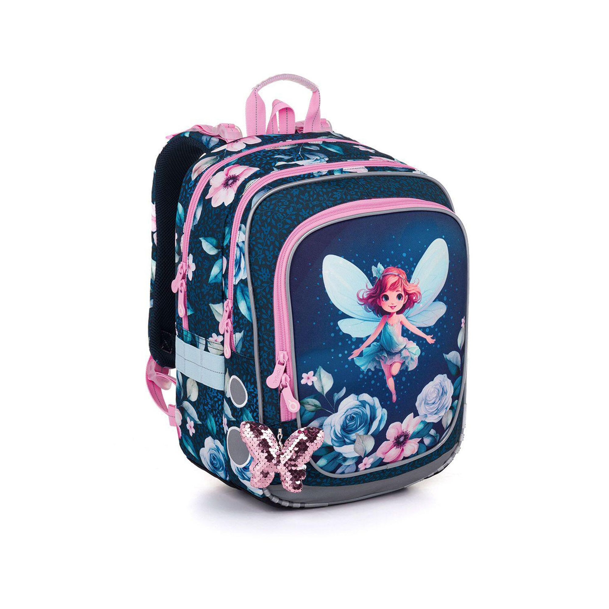 Školní batoh ENDY - Růže s vílou Topgal