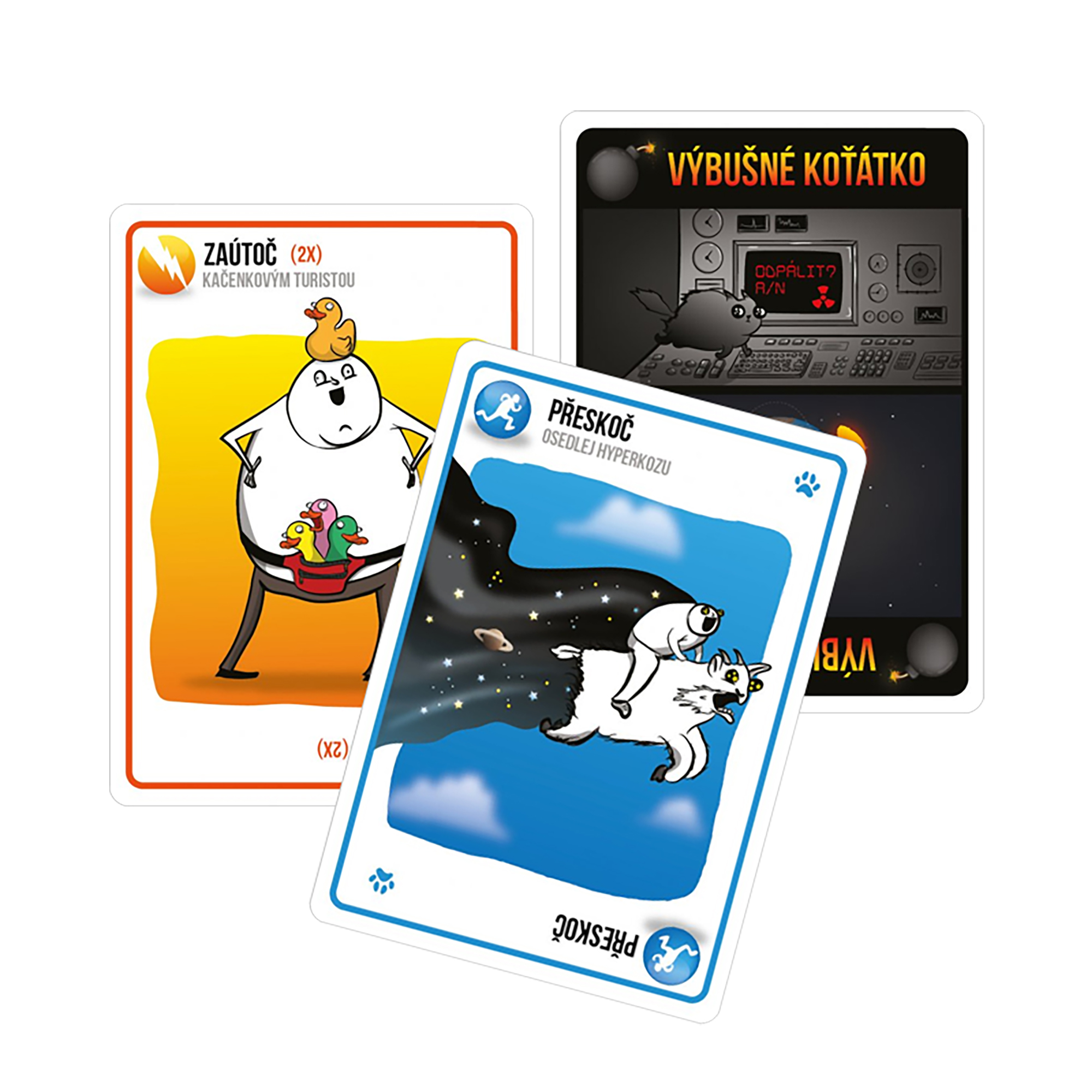 Výbušná koťátka: Párty karty Asmodee Blackfire - Obrázek 2