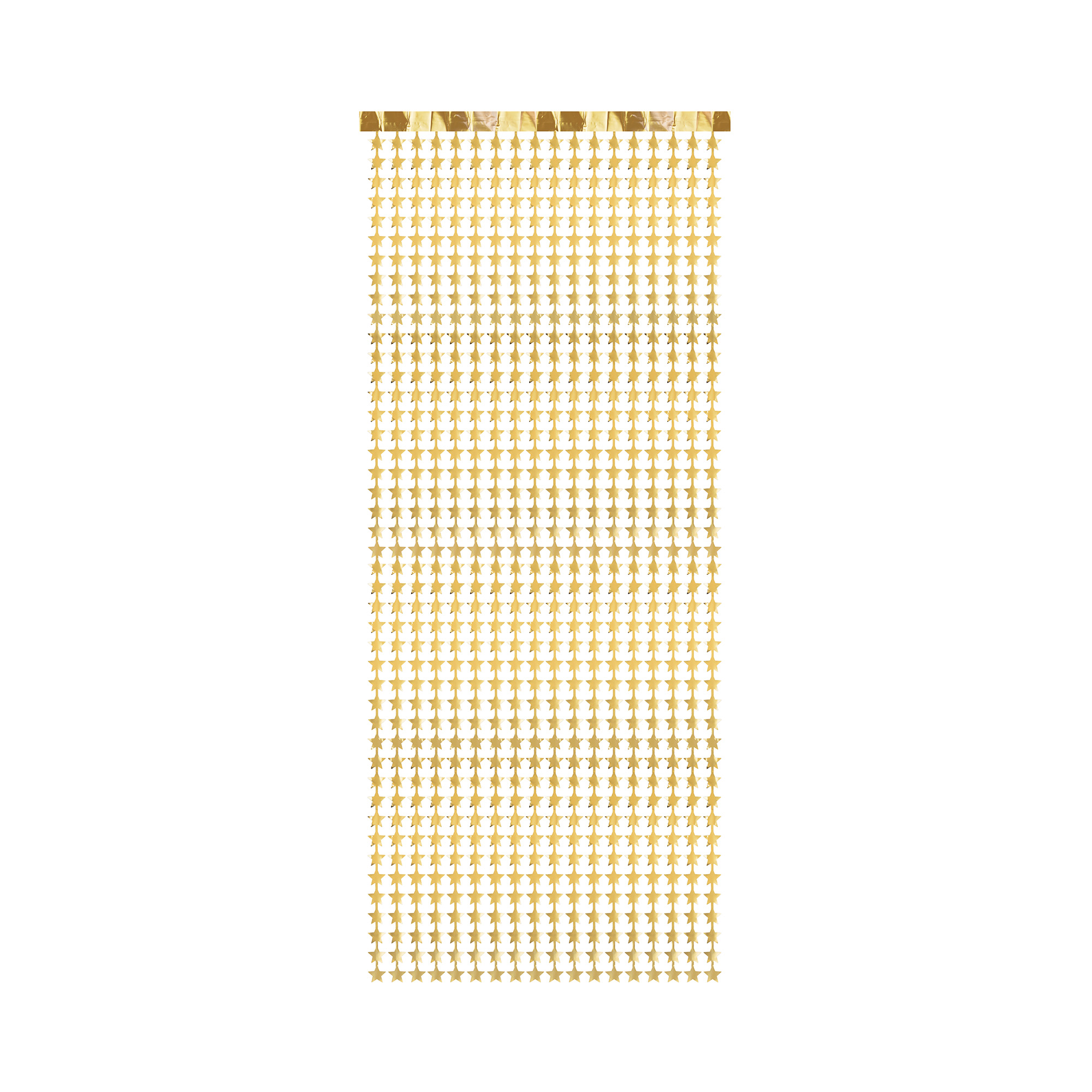 Závěs na dveře hvězdy zlatá fólie Albi