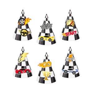 Čepičky Závodní auta 6 ks Albi