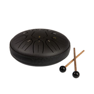 Černý ocelový bubínek - 11 tónů Albi