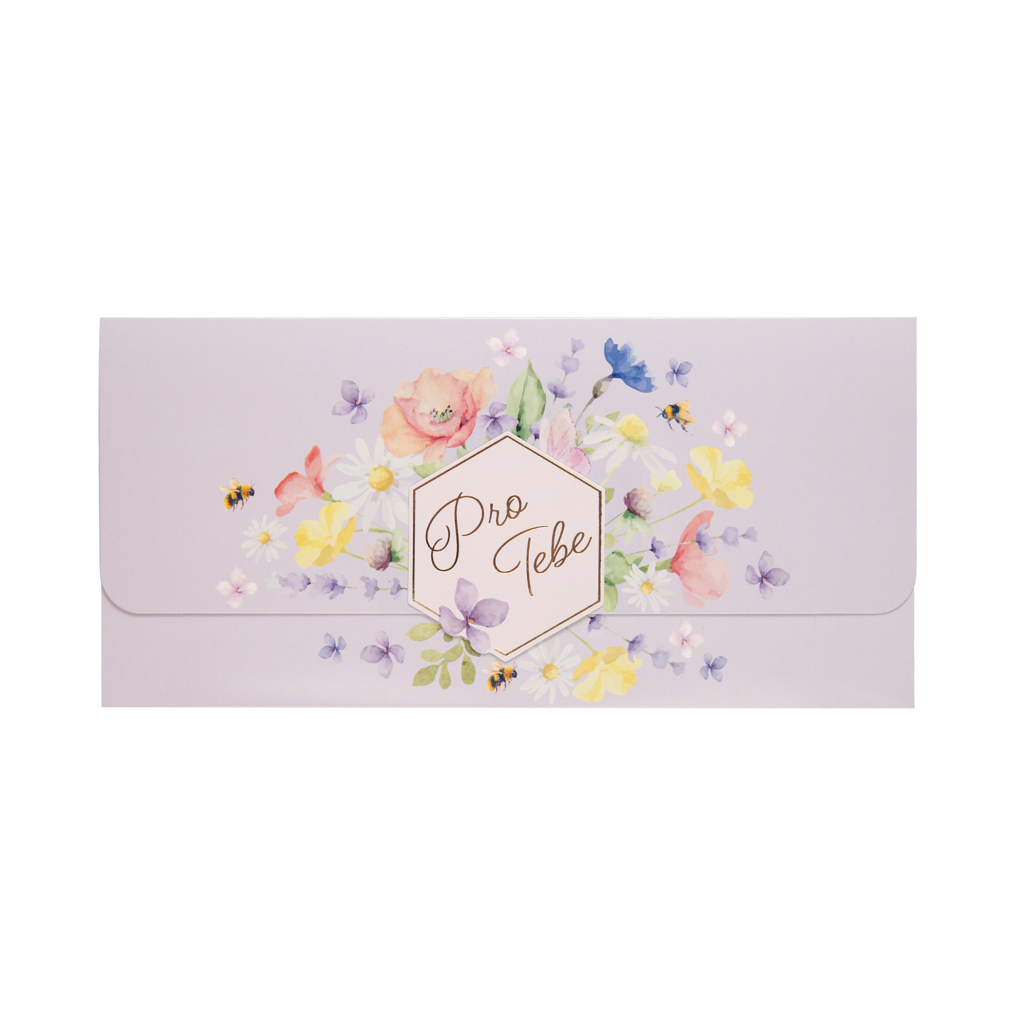 Magnetická obálka na peníze - Luční květy Albi