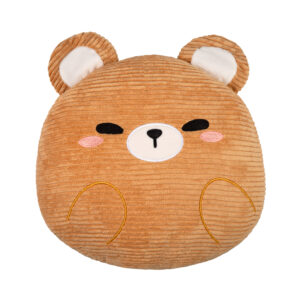 Manšestrový relaxační polštář - Medvěd Albi