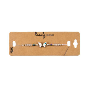 Náramek - Bílý motýlek Albi