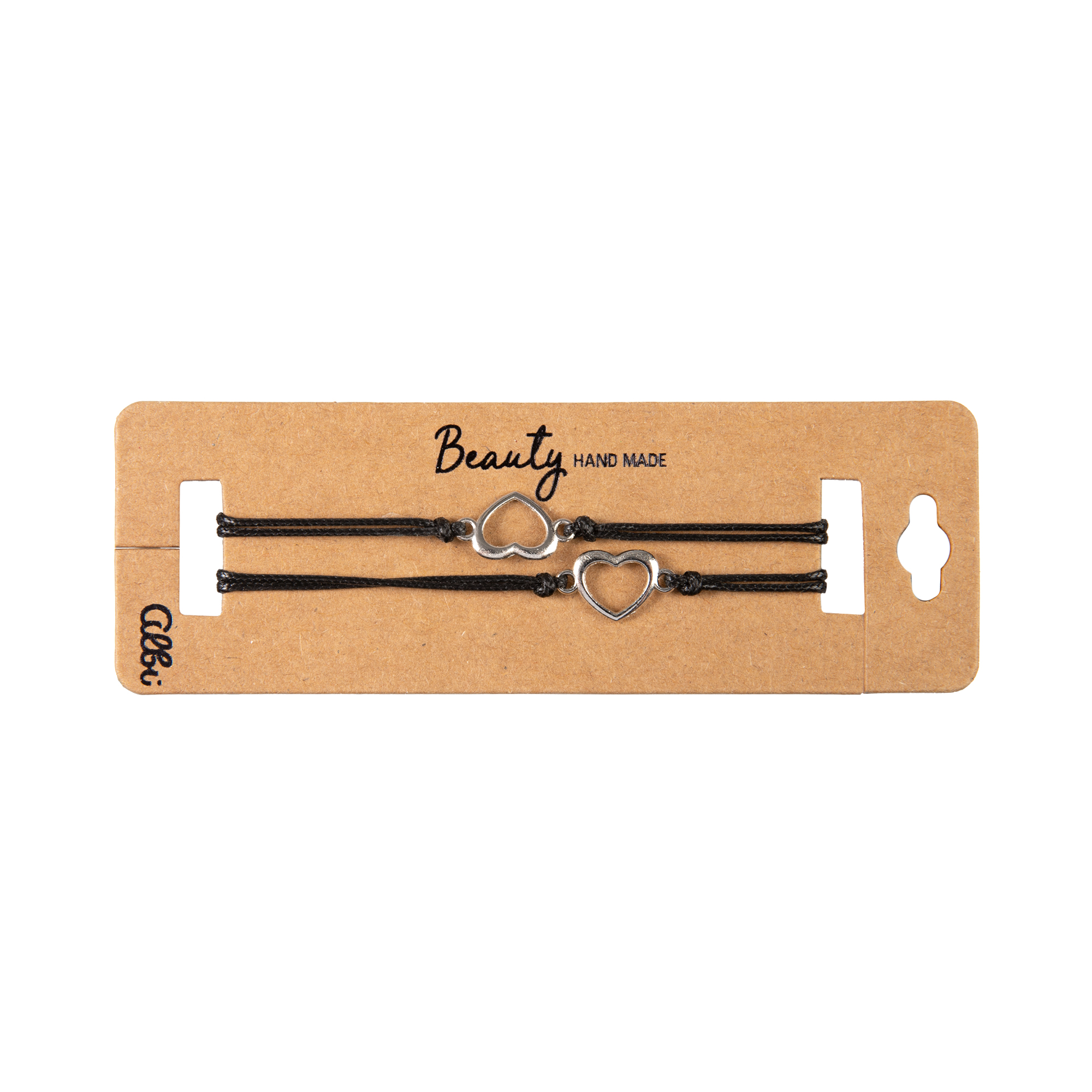 Náramky - Dvě stříbrná srdce Albi