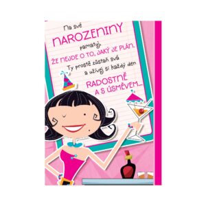 Narozeninové hrací přání - Optimista Albi