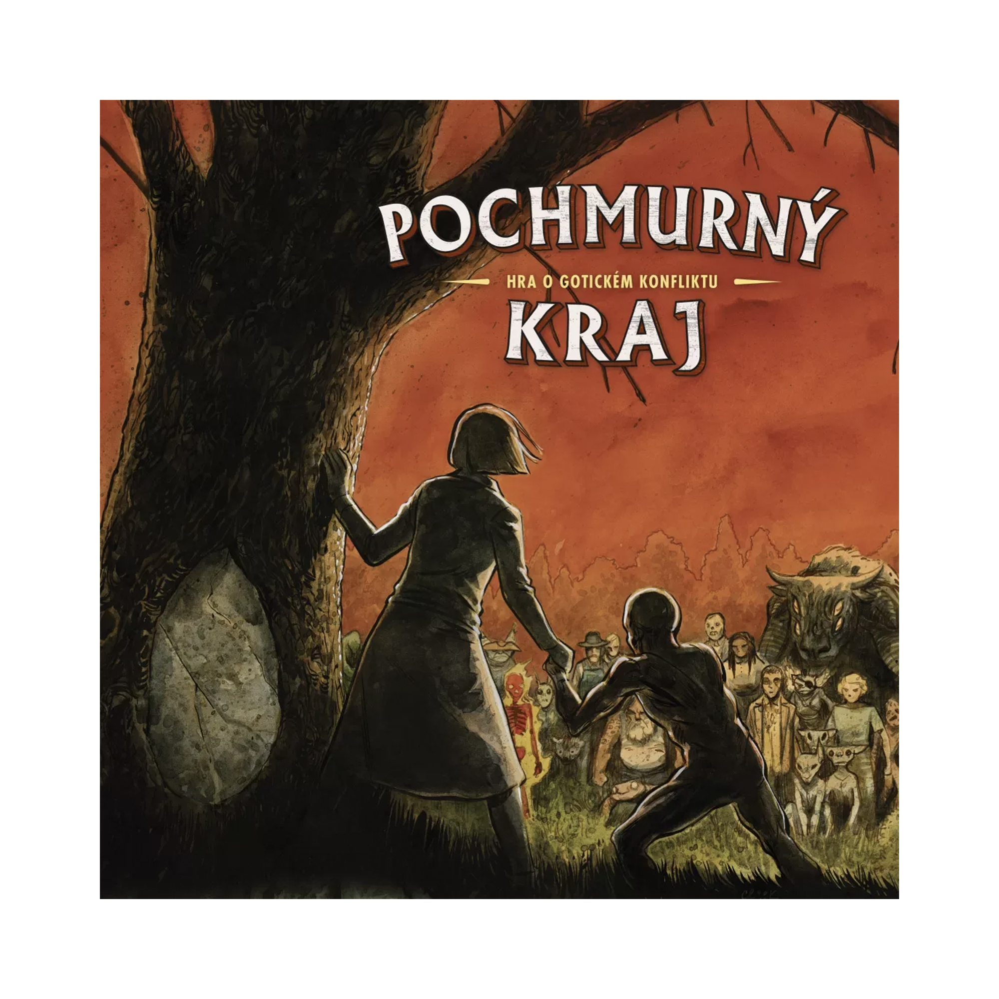 Pochmurný kraj Fox in the box