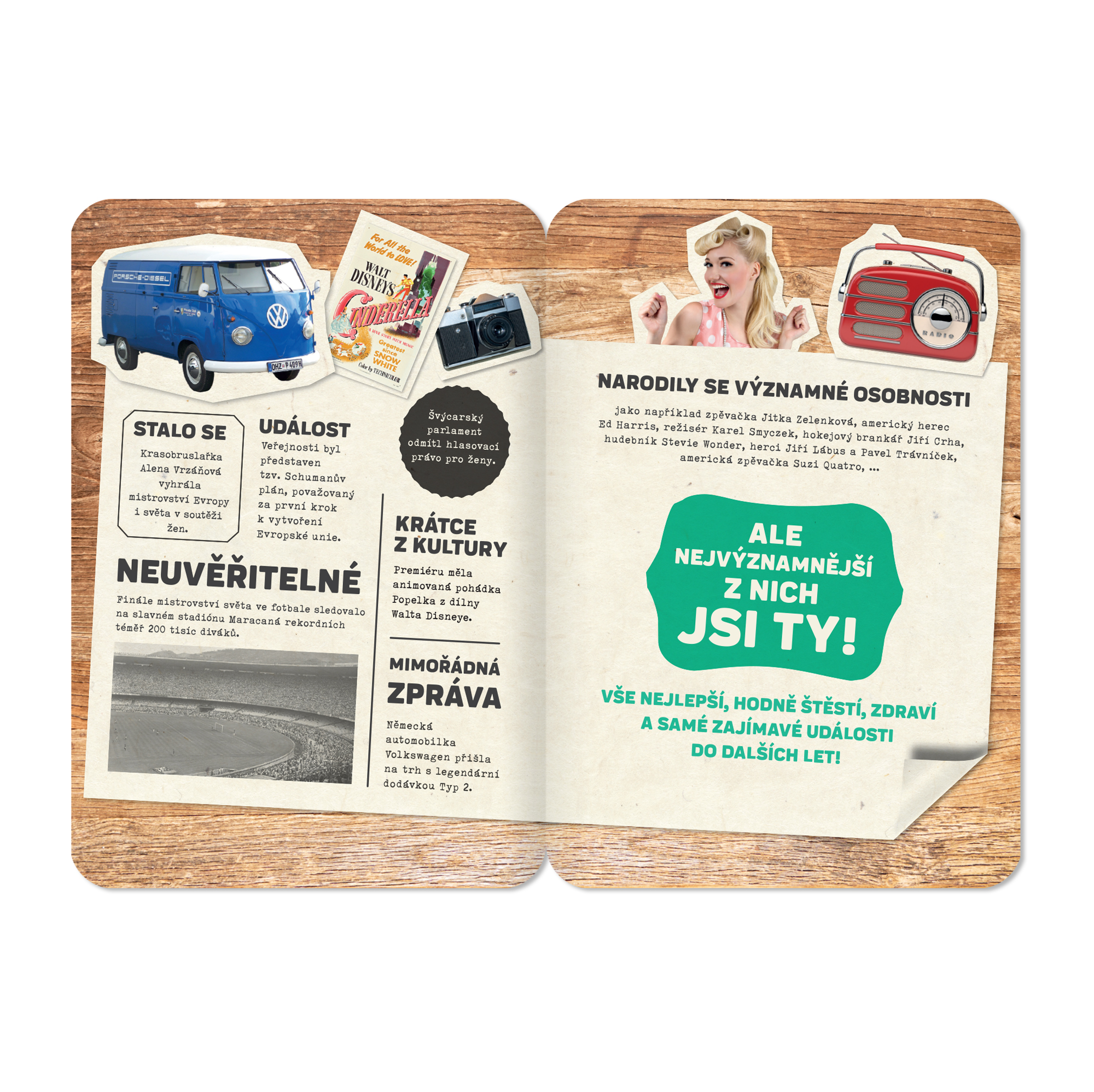 Retro přání - 1950 Albi - Obrázek 2