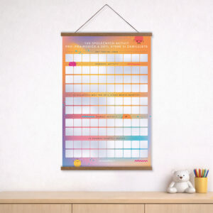 Stírací plakát - 100 aktivit pro (pra)rodiče a děti Albi