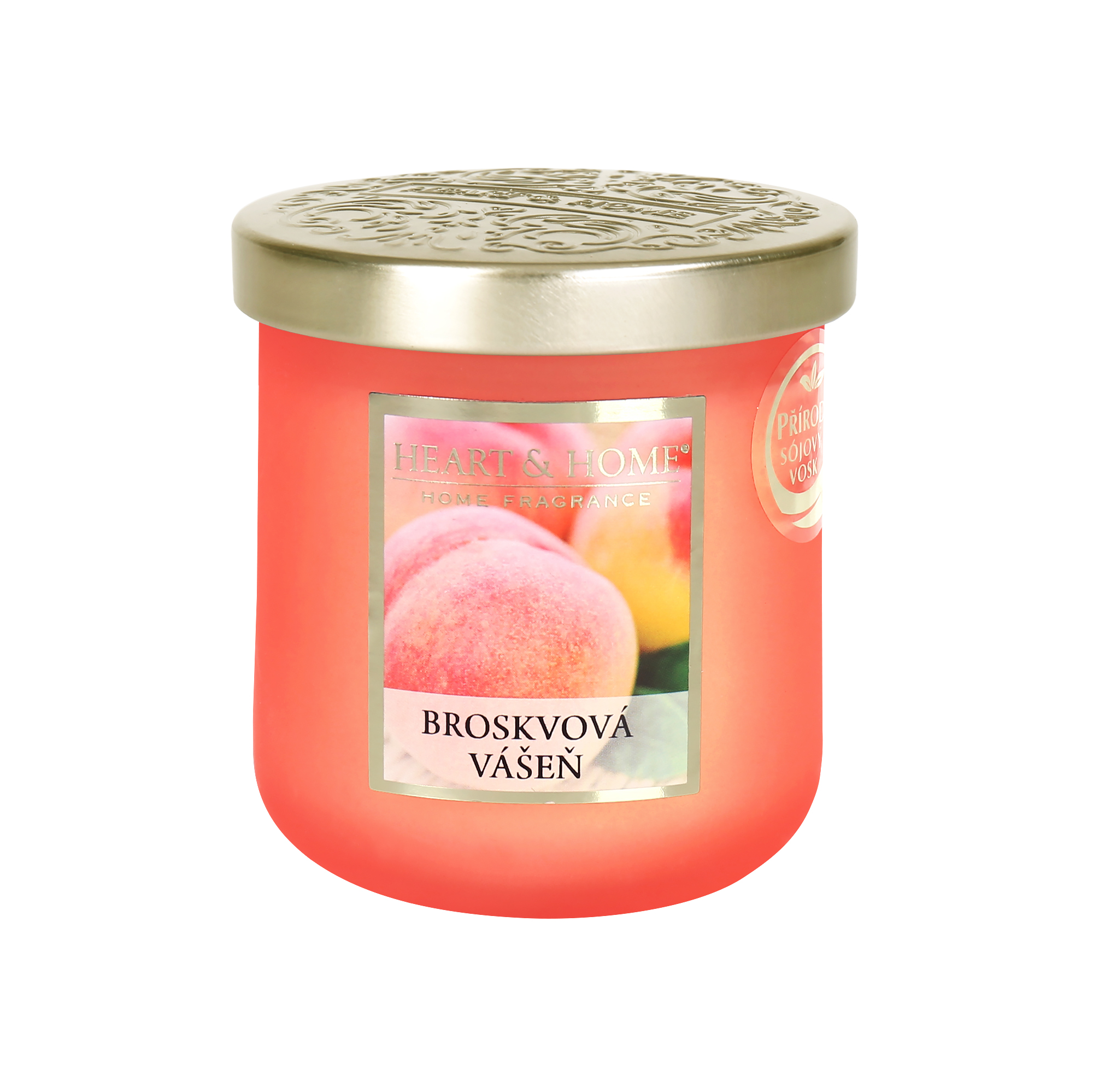 Střední svíčka - Broskvová vášeň Albi