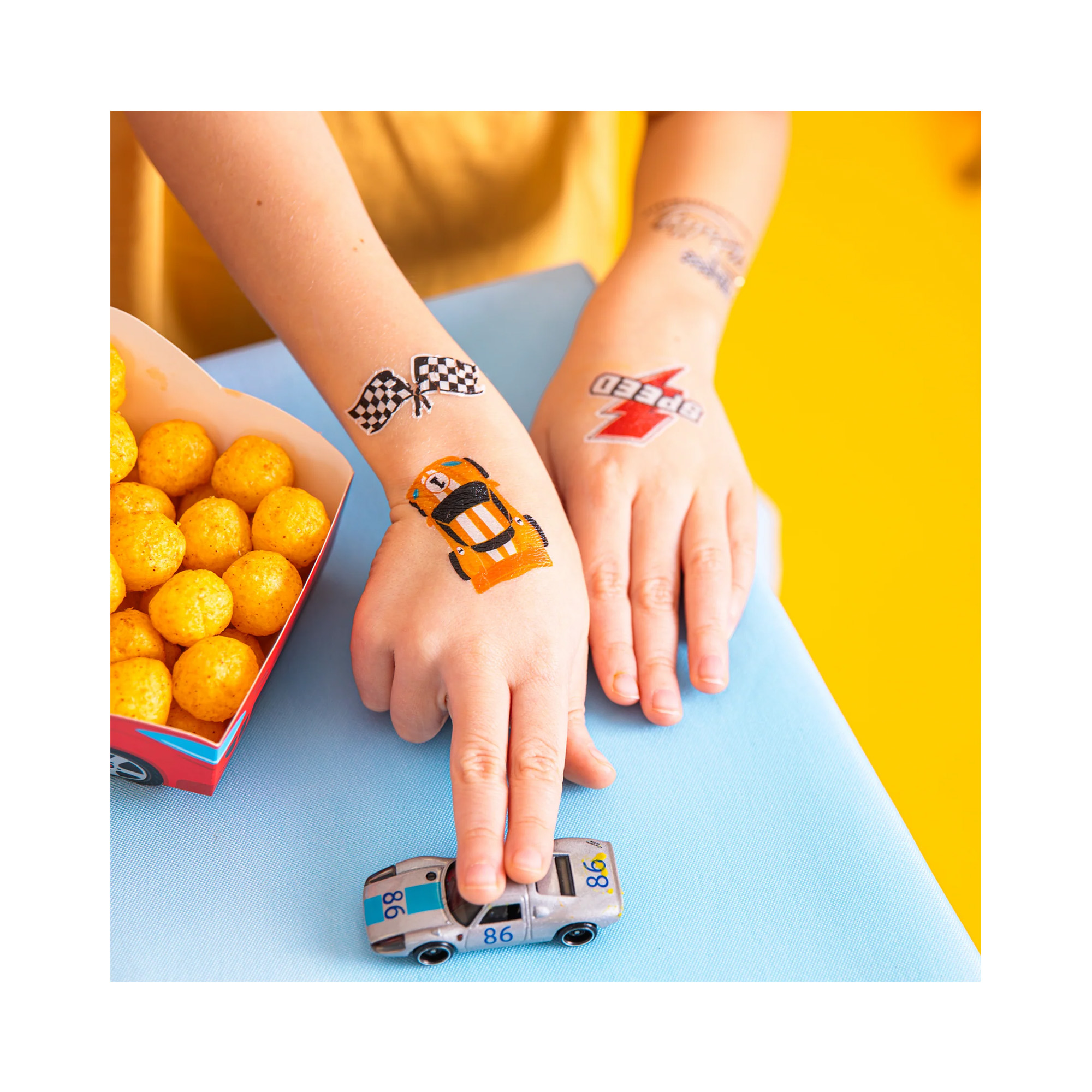 Tetování Závodní auta 14 ks Albi - Obrázek 2