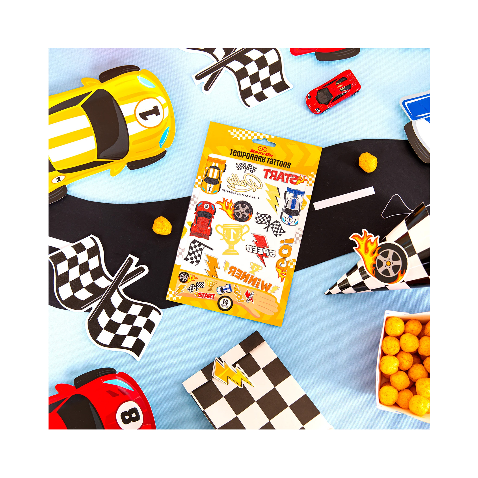 Tetování Závodní auta 14 ks Albi - Obrázek 3