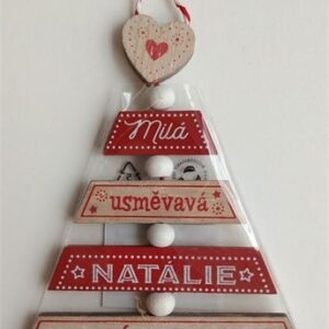 Vánoční ozdoba - Natálie Albi