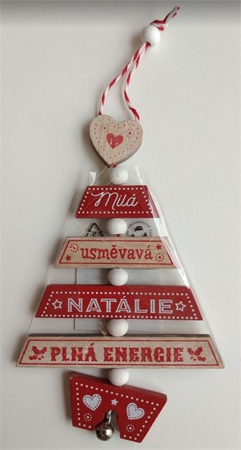 Vánoční ozdoba - Natálie Albi