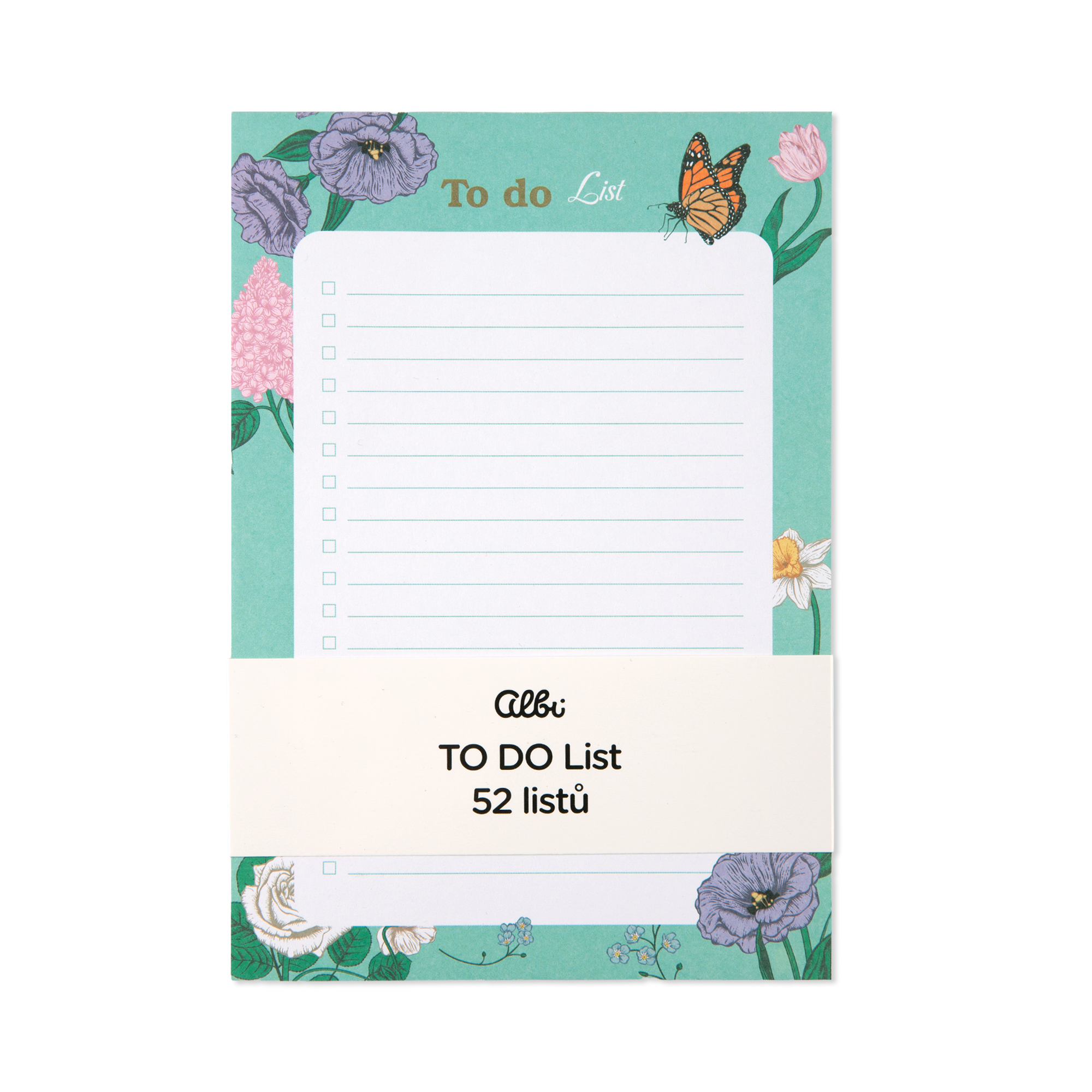 Zelený TO DO list Albi