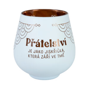 Zrcadlový svícen - Přátelství je jiskra Albi