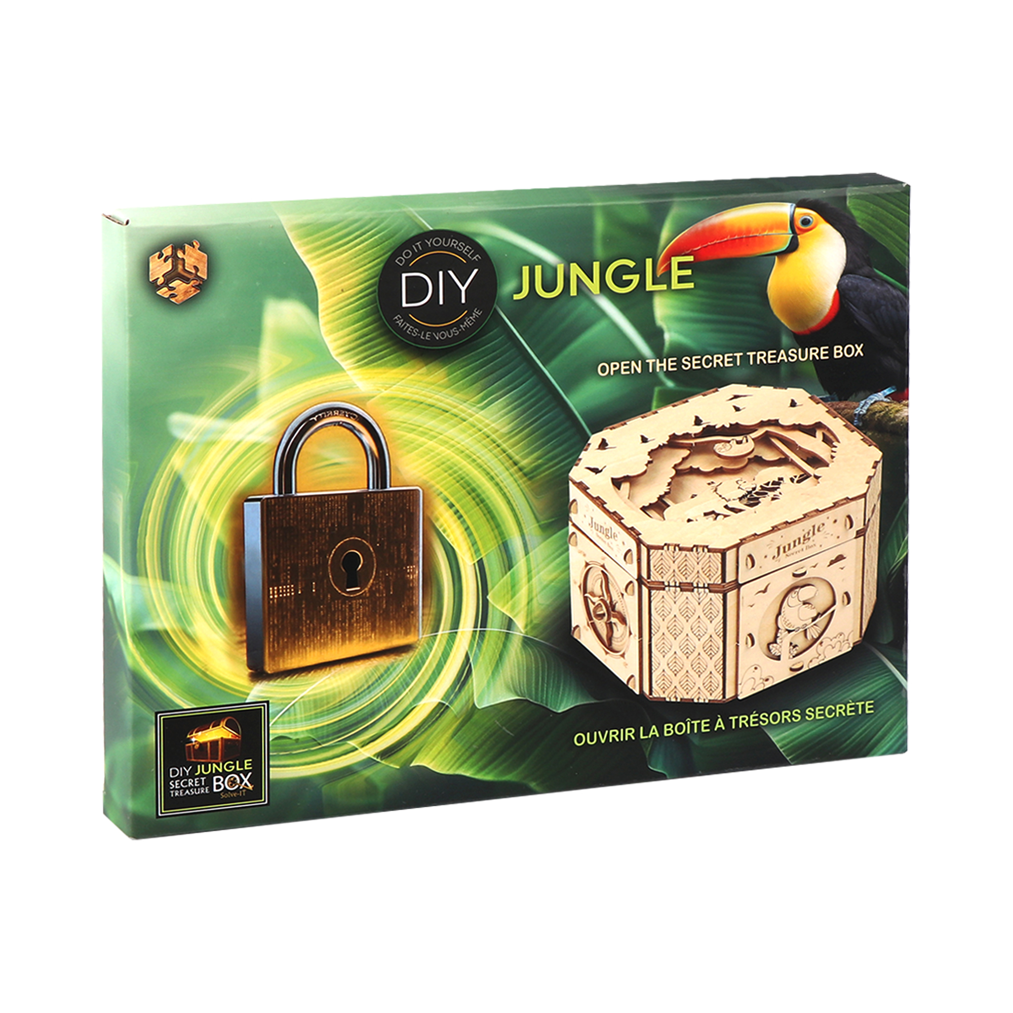 DIY hlavolamový box - Džungle Eureka