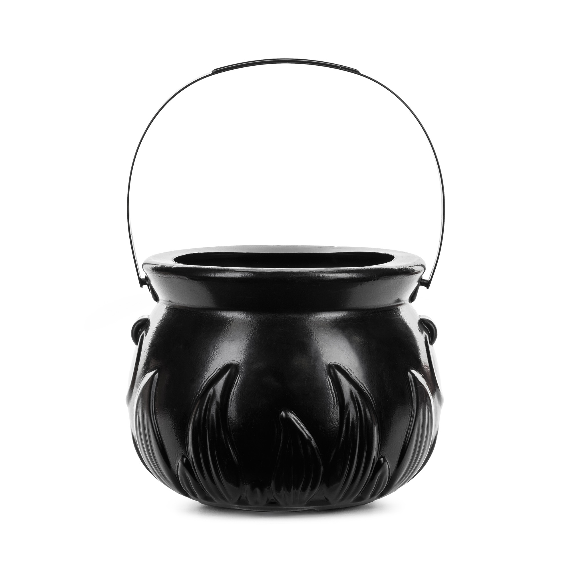 Kotlík čarodějnický černý s plameny Albi