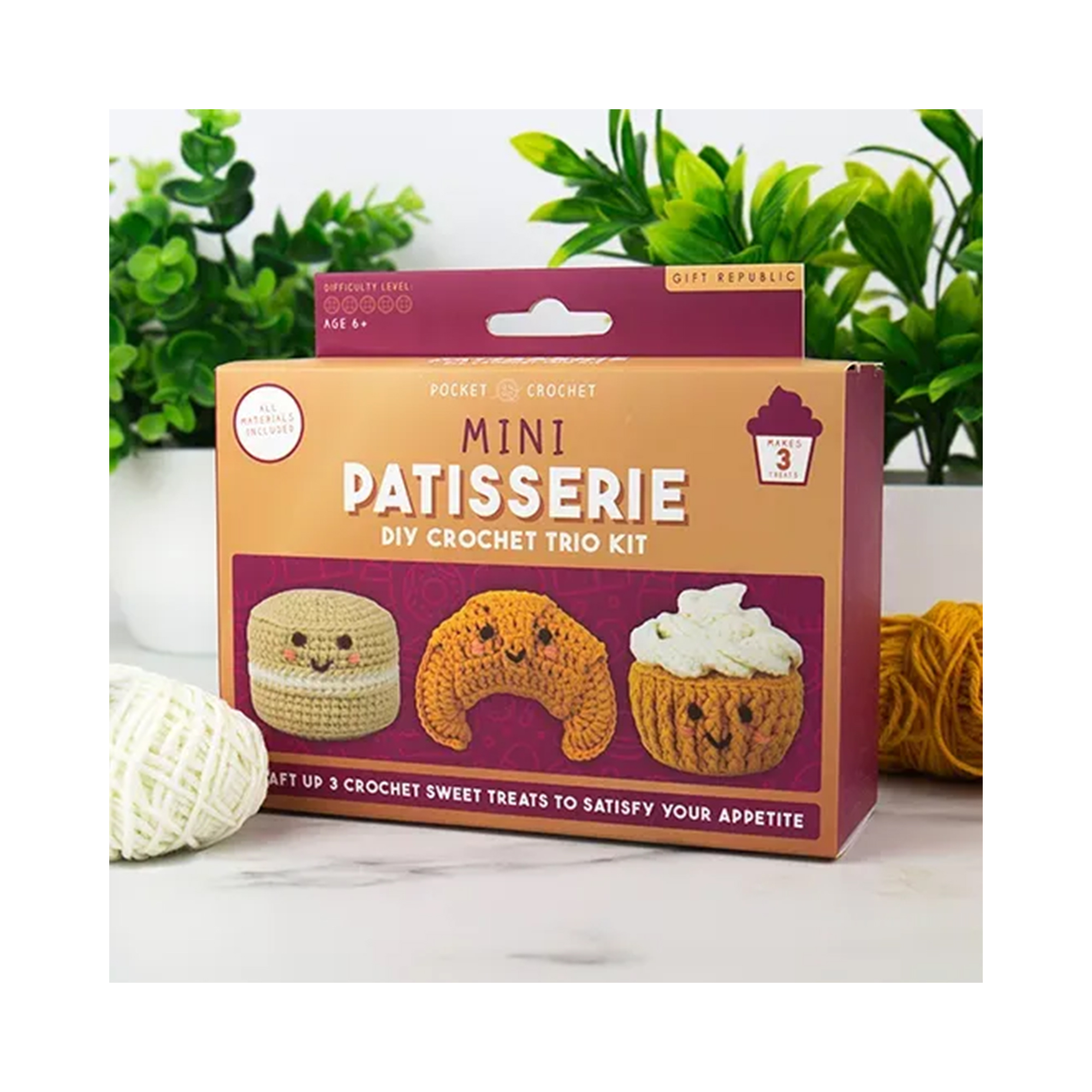Mini háčkovací sada - Patisserie Gift republic