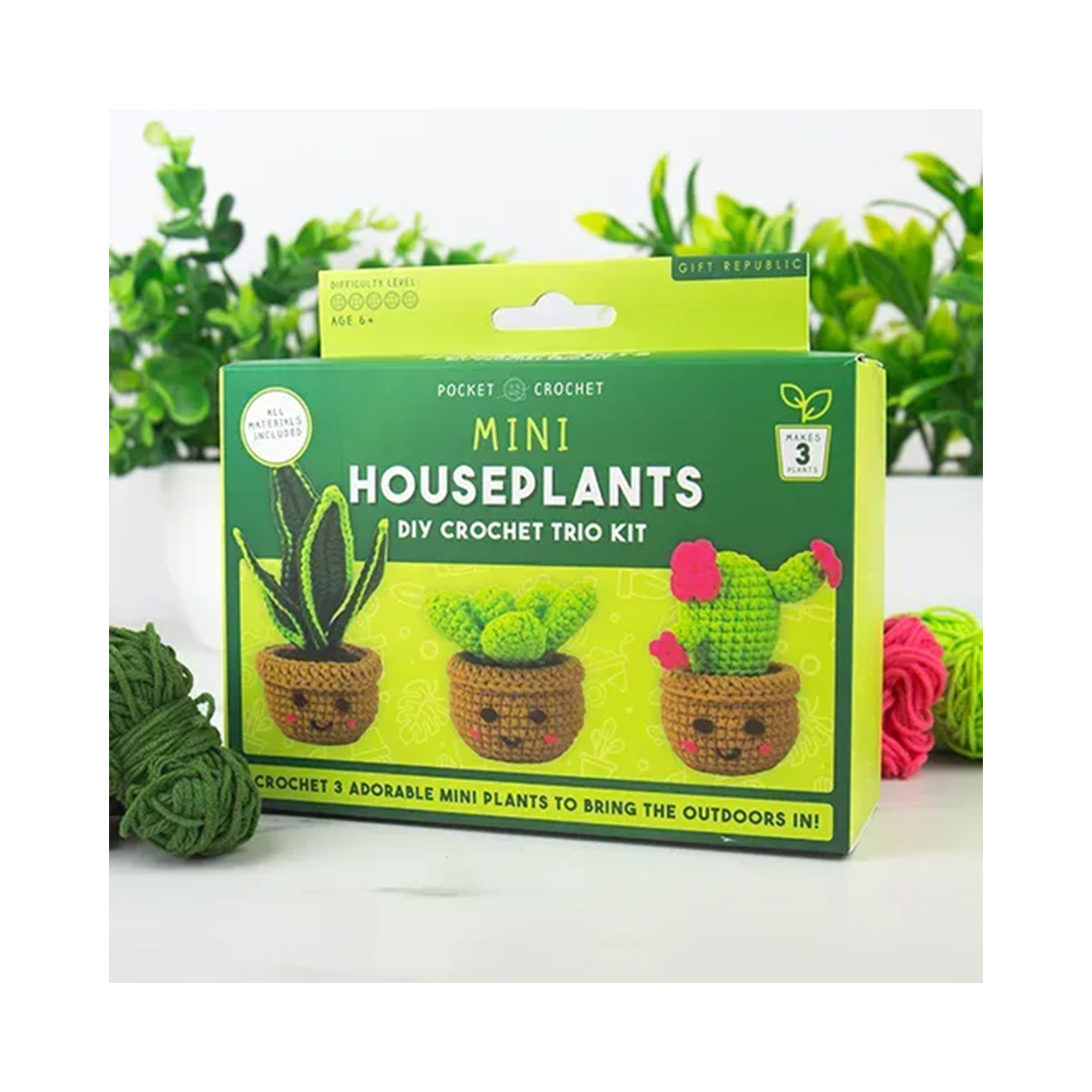 Mini háčkovací sada - Rostlinky Gift republic