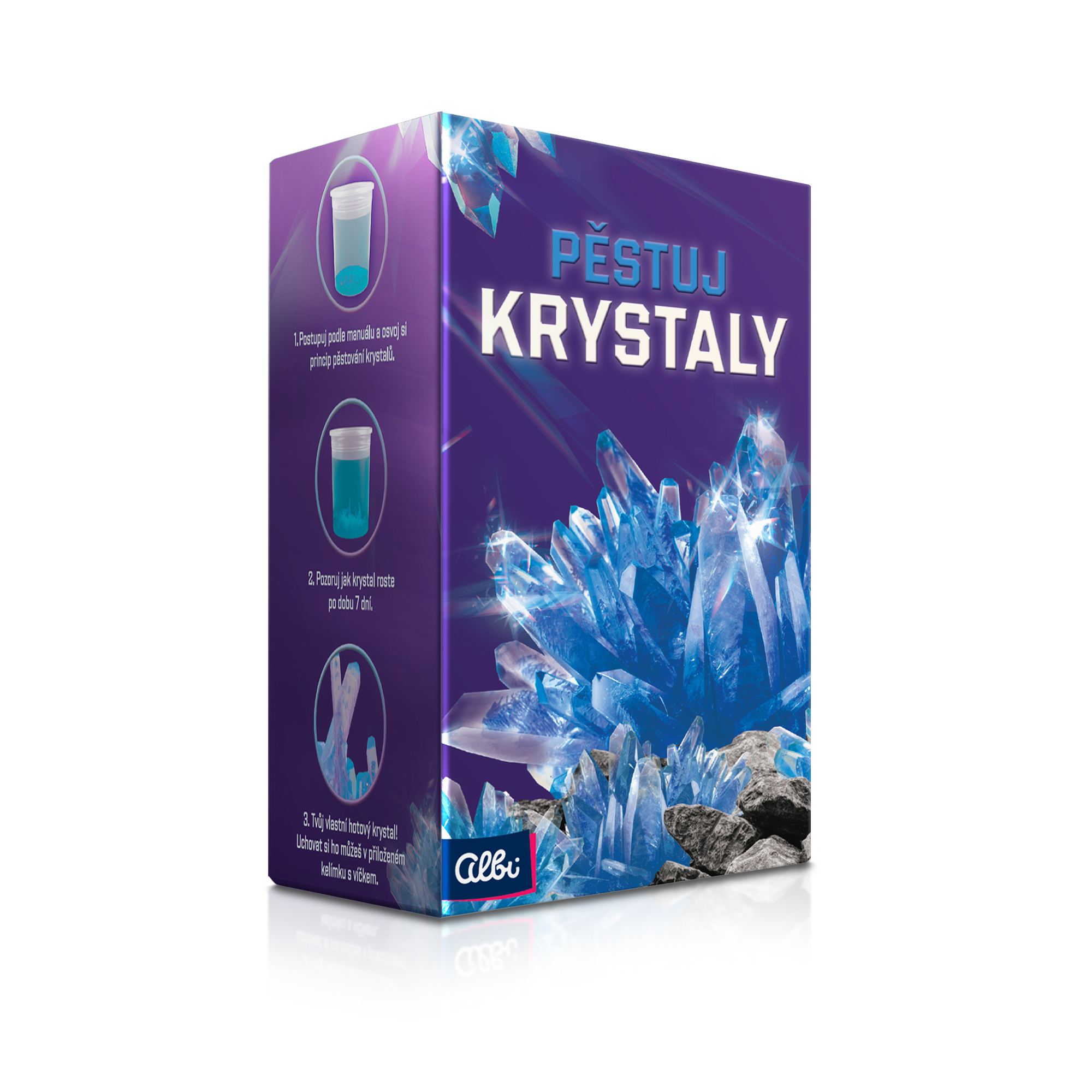 Pěstuj krystaly - Modrá Albi
