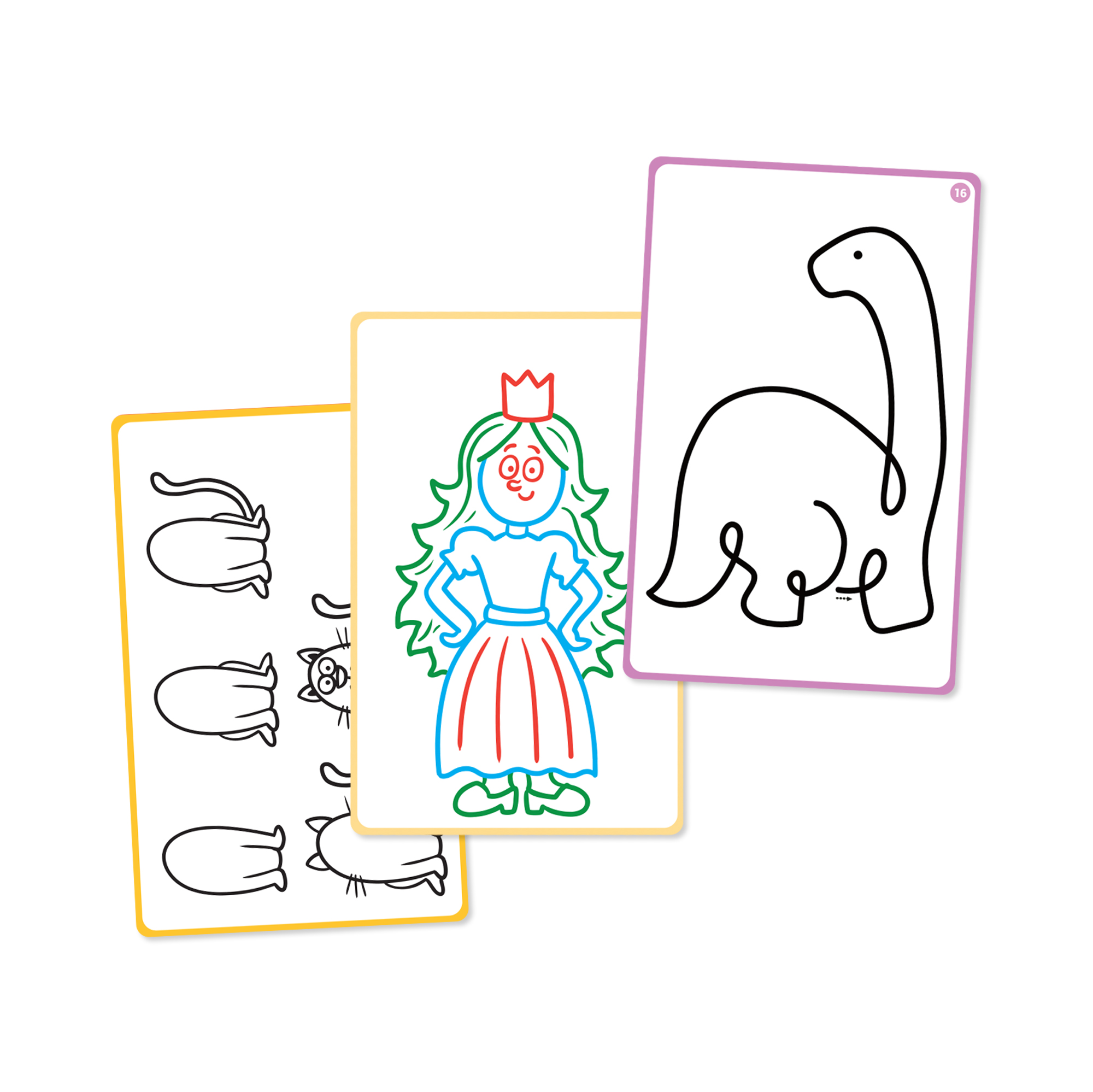 Průhledná LCD tabulka se 30 šablonami - Kvído Albi - Obrázek 2