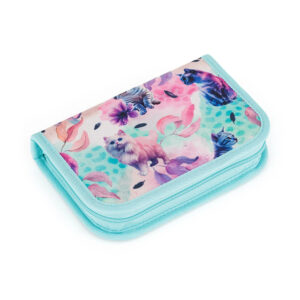 Školní penál - Koťátka a květy Topgal