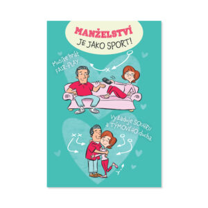 Svatební přání - Manželství je jako sport Albi