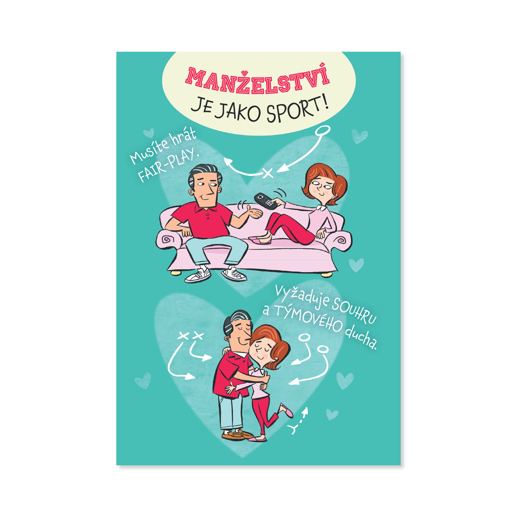 Svatební přání - Manželství je jako sport Albi