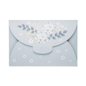 Svatební přání - Obálka s pomněnkami Albi