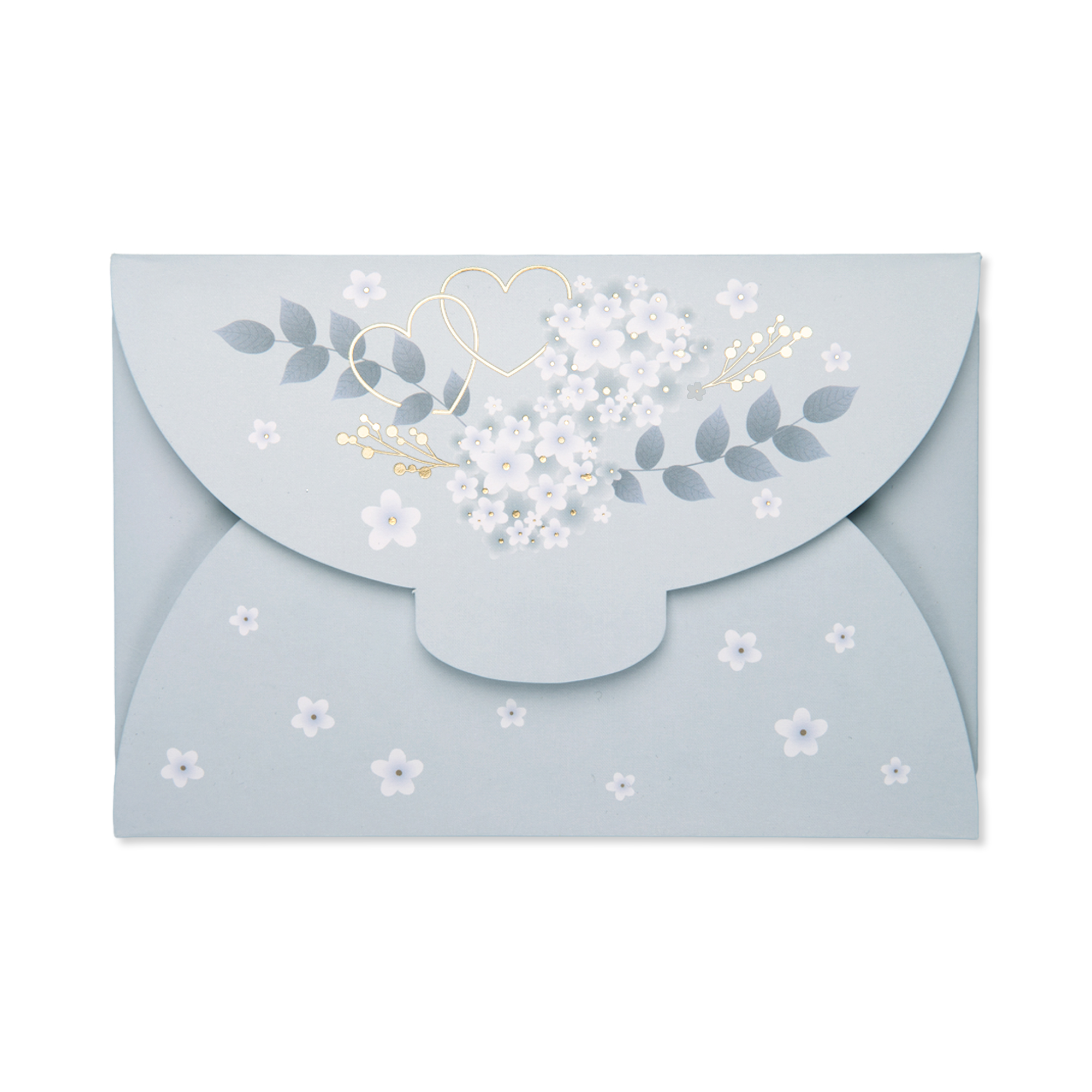 Svatební přání - Obálka s pomněnkami Albi