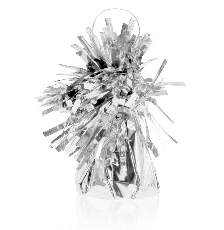 Těžítko na balónky stříbrné Albi