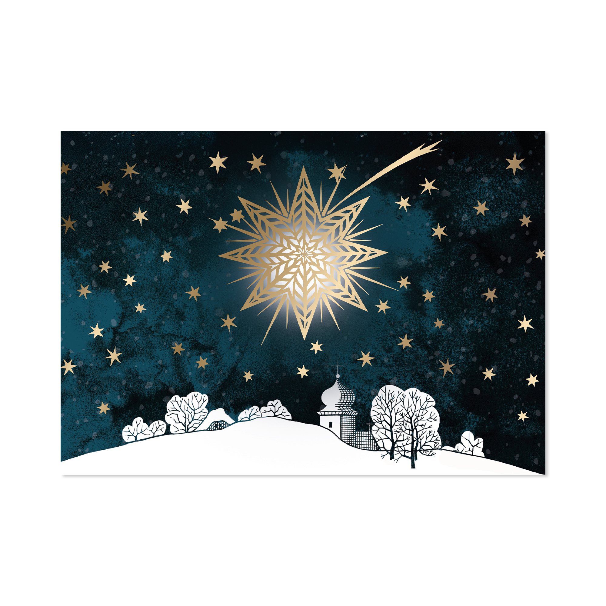 Vánoční hrací přání - Kometa Albi