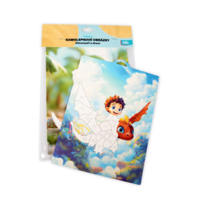 Vyrob si - Samolepkové obrázky: Dinosauři a draci Albi