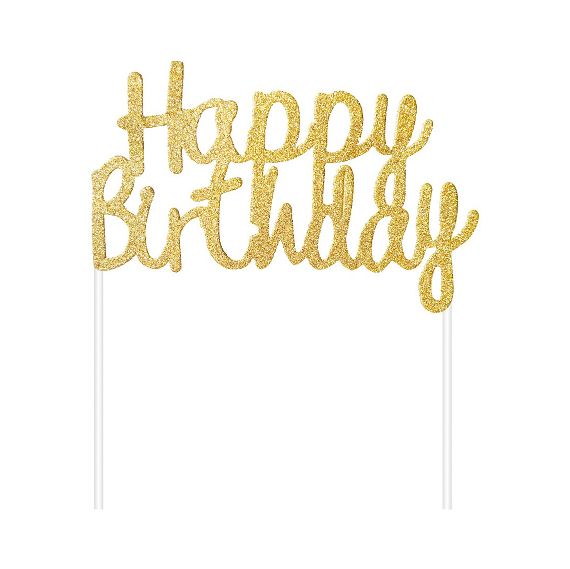 Zápich Happy Birthday zlatý Albi