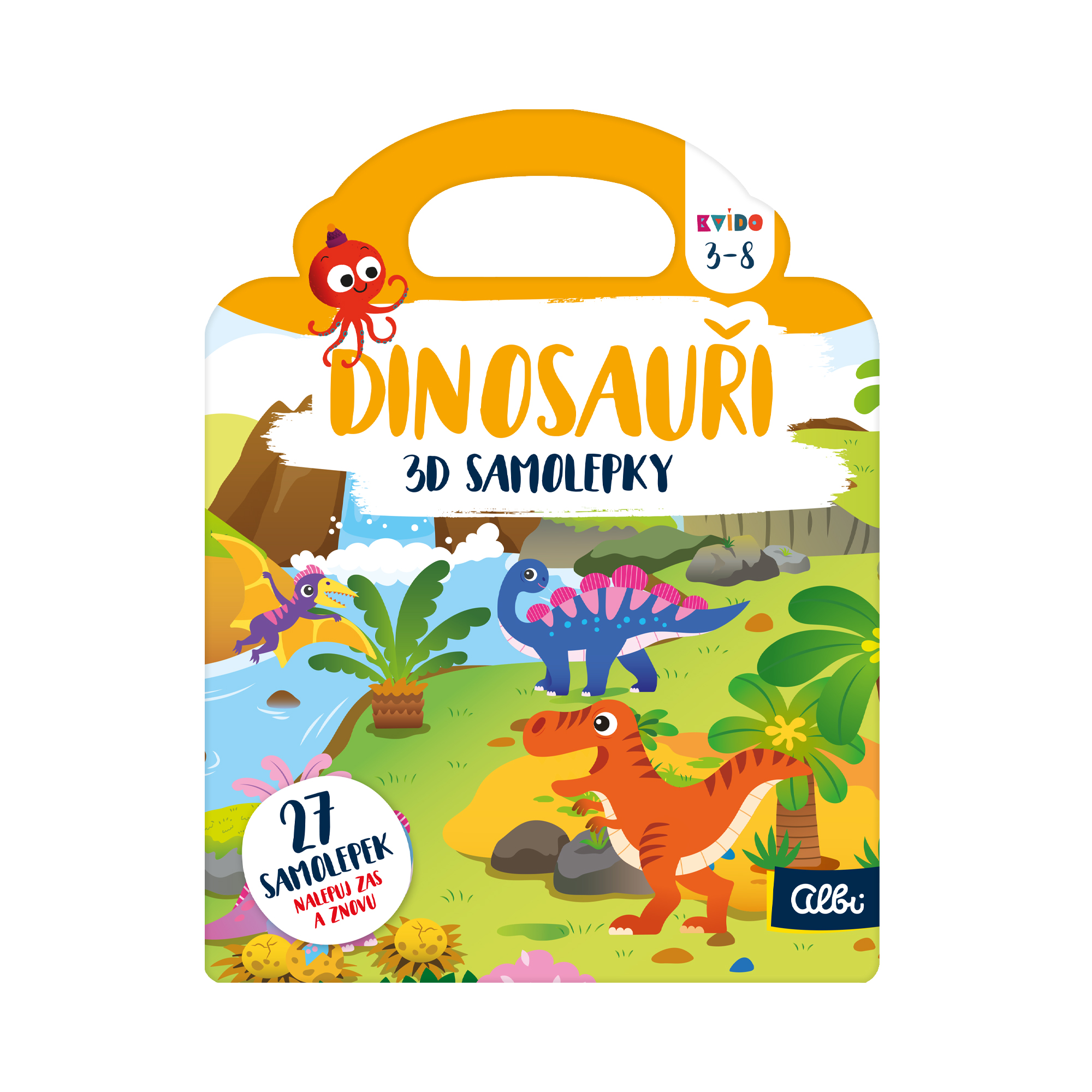 3D samolepky: Dinosauři - Kvído Albi - Obrázek 2