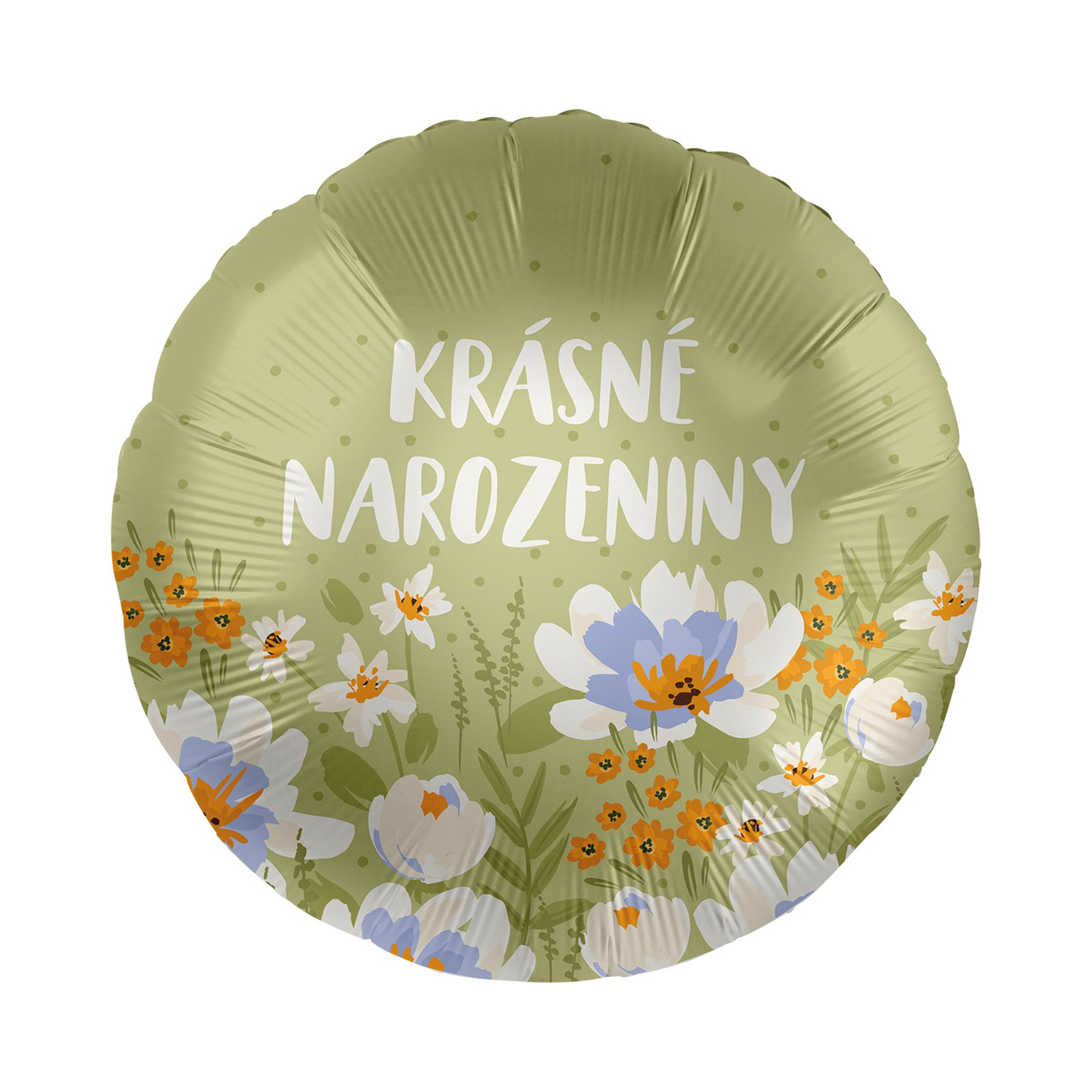 Balónek fóliový Krásné narozeniny