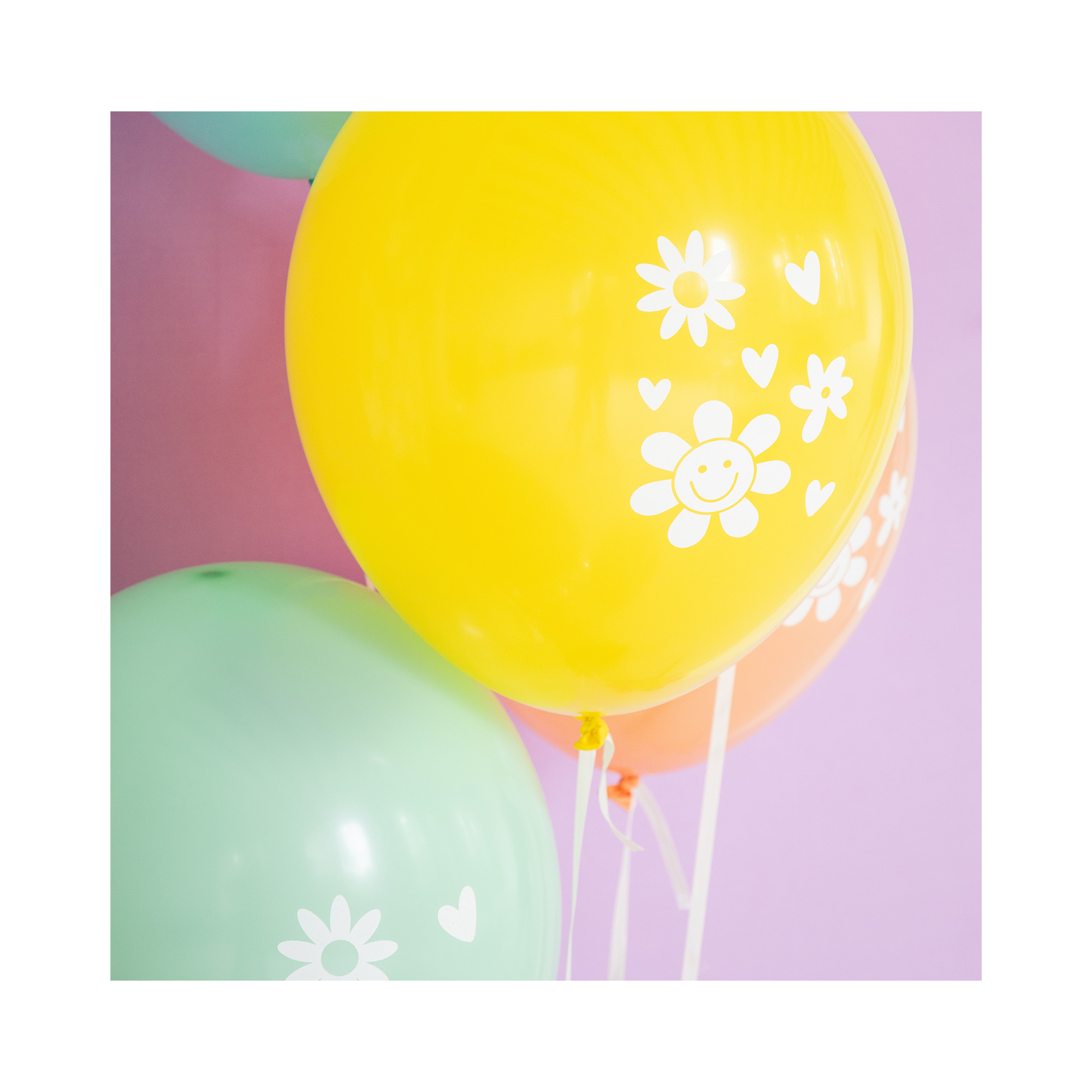 Balónky latexové Boho Girlz Happy Birthday 6 ks - Obrázek 3