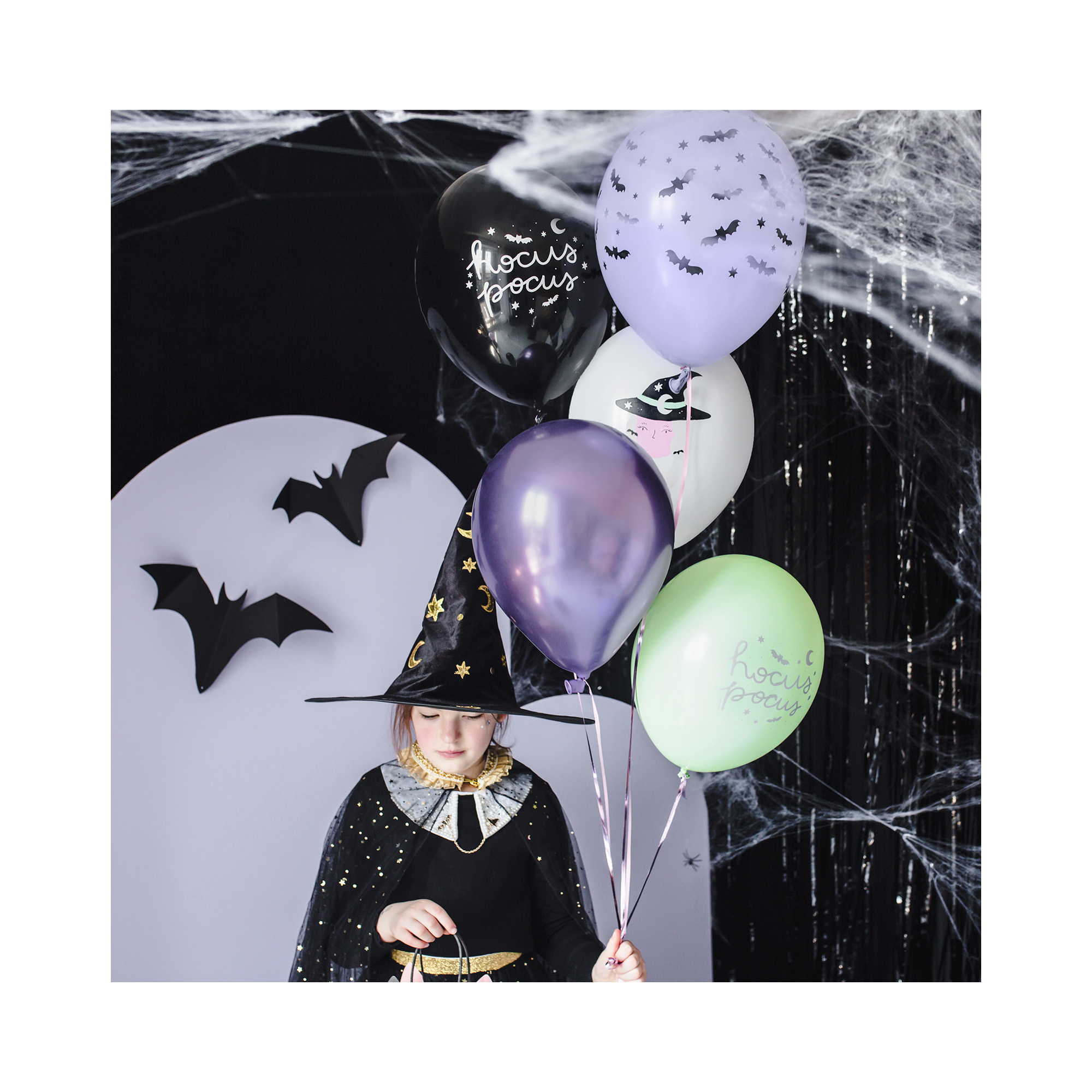Balónky latexové Halloween čarodějnice 6 ks Albi - Obrázek 3