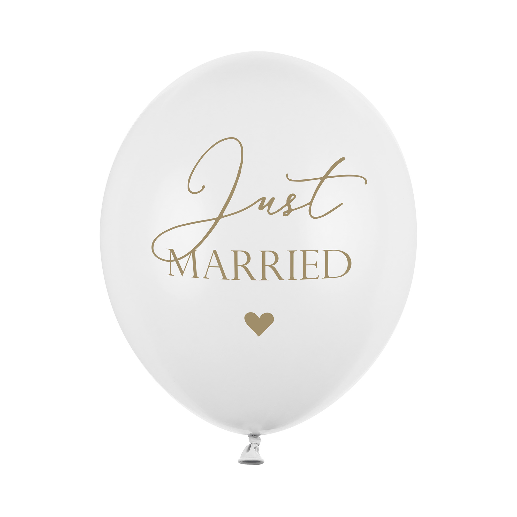 Balónky latexové Svatba Just Married 6 ks